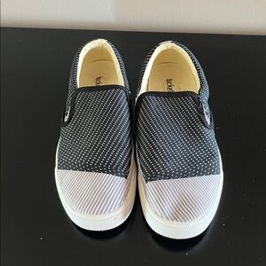 Bucket Feet Black and White Sneakers